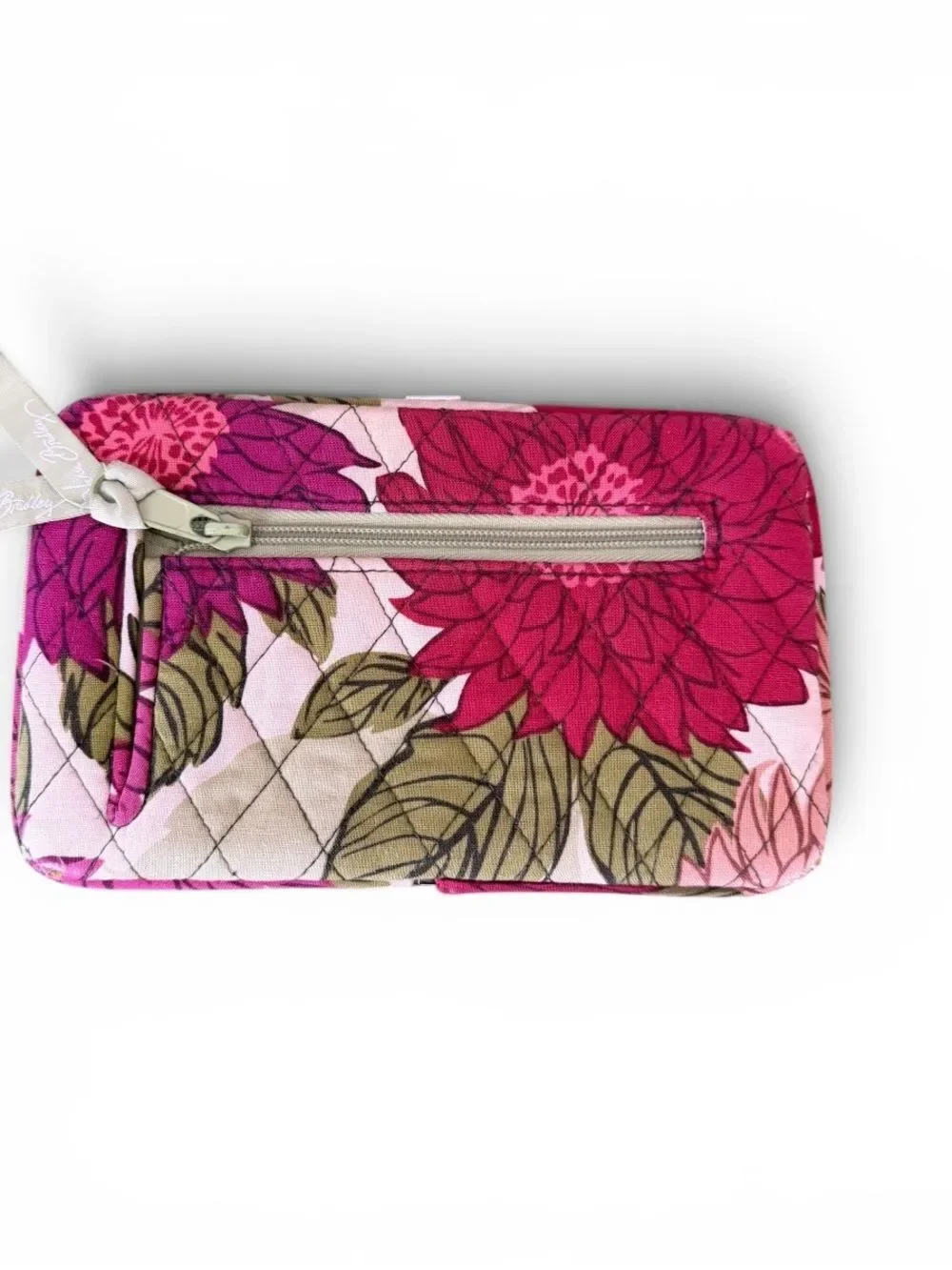 Vera Bradley “Hello Dahlia” Hard Case Wallet